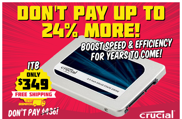 Crucial 1TB SSD $349 (Don’t Pay $436) | RAM from $10!