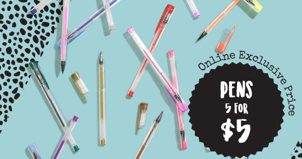 Stationery steals from $5