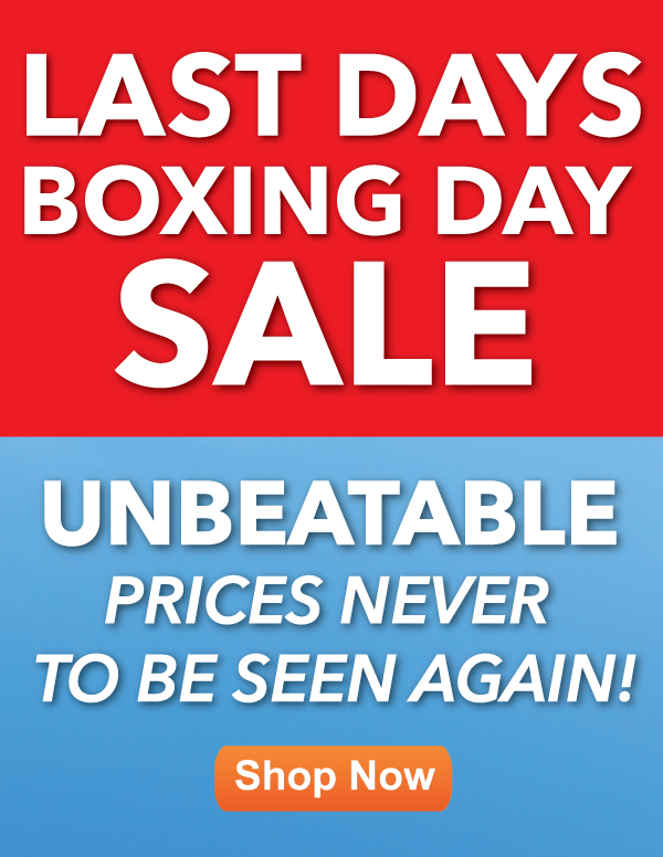 Boxing Day Sale – Last Days