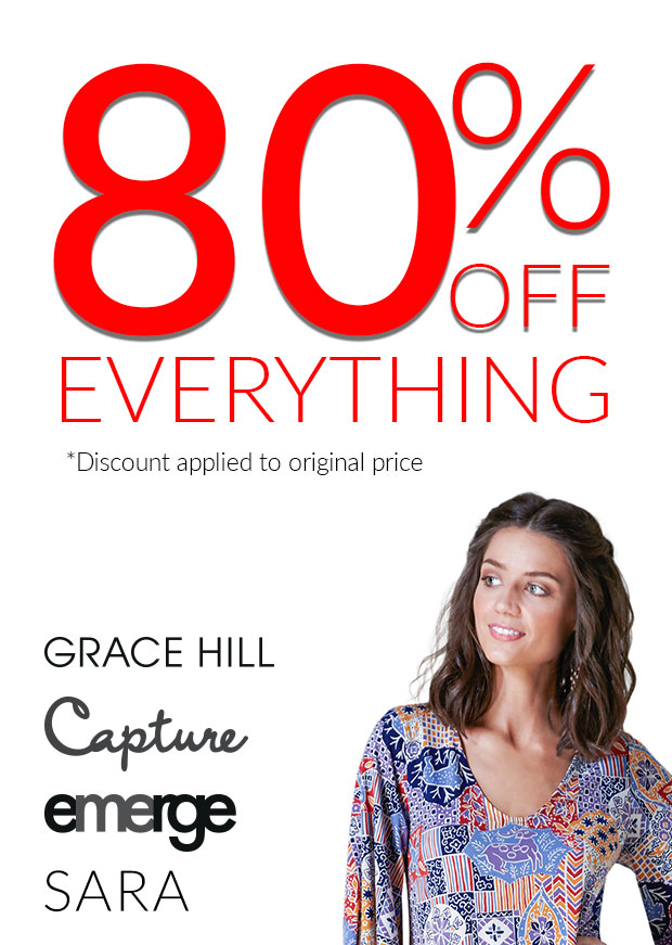 80% off EVERYTHING continues…