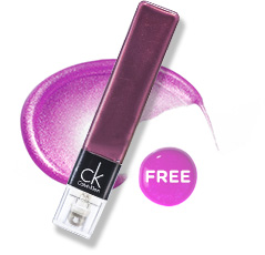Your next order includes a free CK Lipgloss