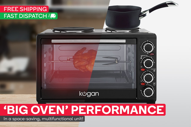 Space-Saving 33L Electric Oven $105 | Gas Cooker Deals!