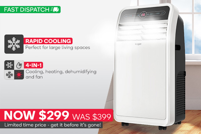 3.5kW Portable Reverse Cycle Air Con NOW $299 (Was $399)