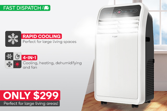 3.5kW Reverse Cycle Portable Air Conditioner $299