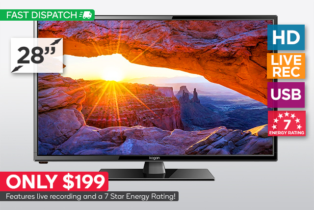 28″ LED TV $199 for a Limited Time | 4K TVs from $519