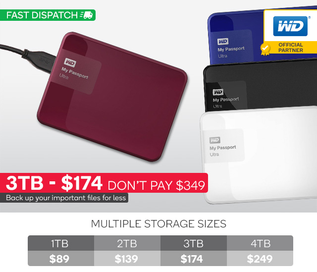 Backup Your Schoolwork with WD – Don’t Pay up to $175 More!