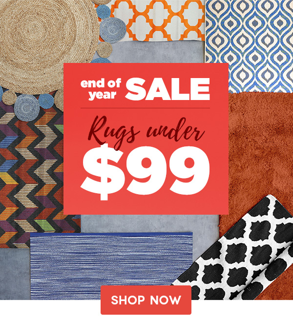 RUGS UNDER $99|| Feel-good flooring at amazing prices