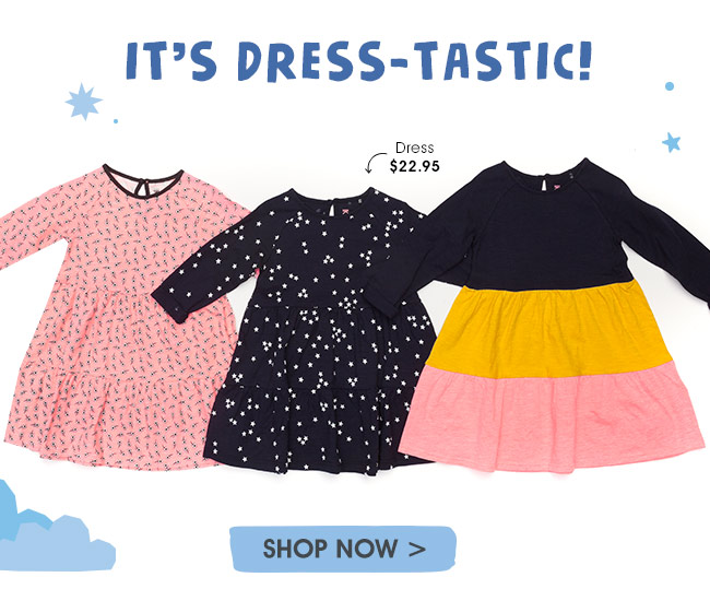 Dresses from $22.95! That’s dress-tastic!