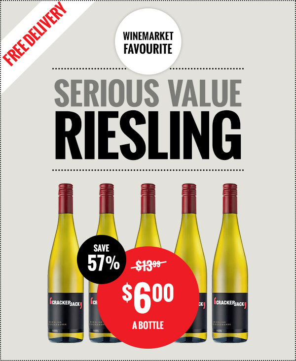 Save 57% on fresh, frisky Riesling!!