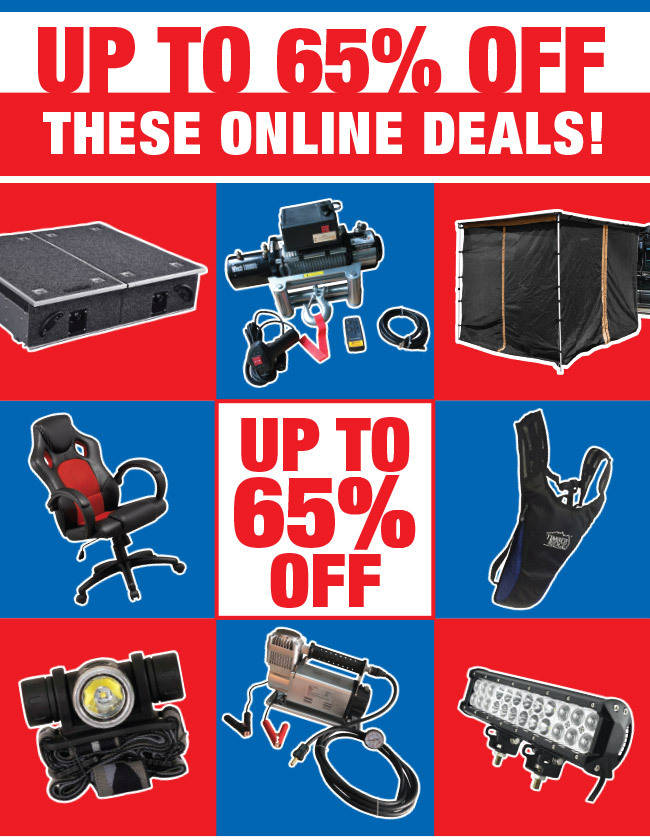 Up to 65% off these online deals!