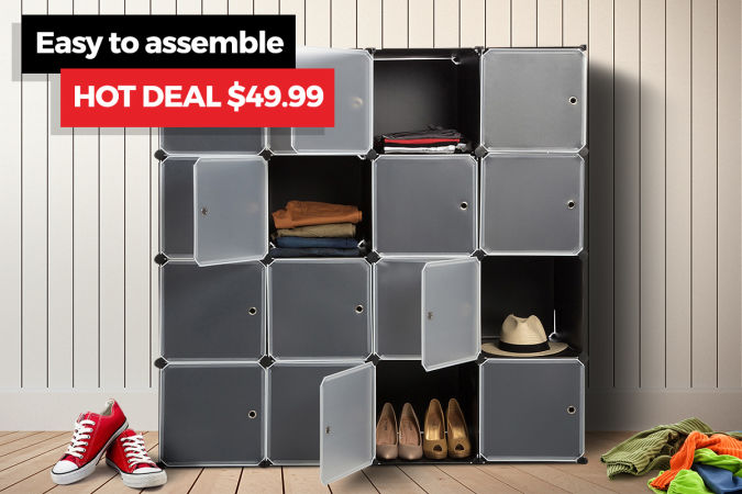 Modular 16-Compartment Storage Organiser Under $50!