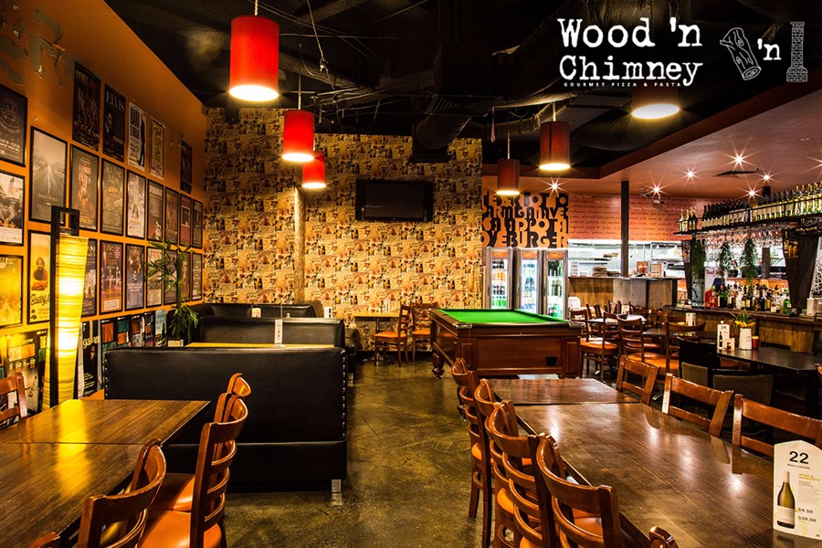 Score yourself $50 to spend on any eats and drinks, for just $25, at Wood ‘n Chimney – 2 Locations