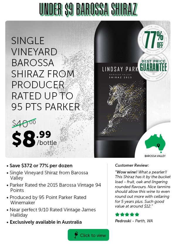 Best Of The Best Sale, All Under $9. Barossa Shiraz | Trophy Winning Coonawarra Cab Brand | Marlborough Sauv