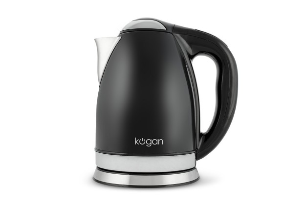 Kogan Stainless Steel Smart Kettle (Black, 1.8L)