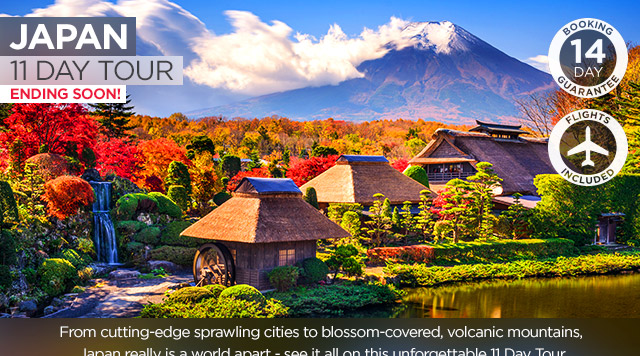 Discover Japan on This 11 Day Tour – $6,998