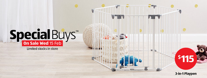 Baby Basics, Pancake Day & Home Solutions – Special Buys on sale Wed 15 February