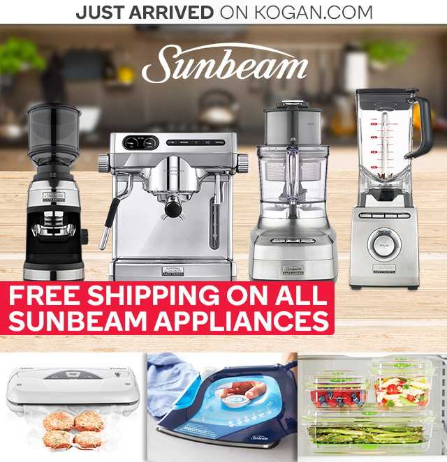 NEW Sunbeam Range – All with Free Shipping!