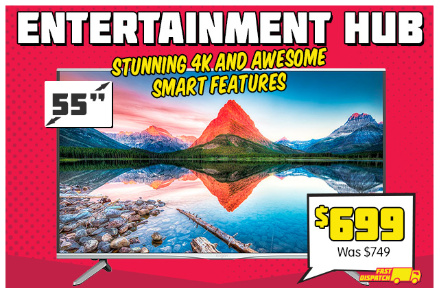 55″ 4K Smart TV Just $699