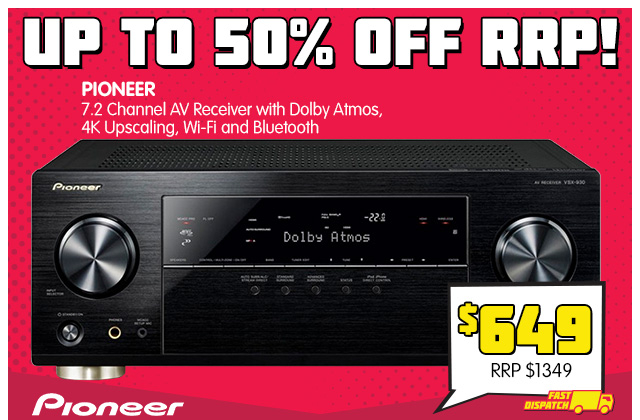 Pioneer Audio up to 50% OFF RRP!