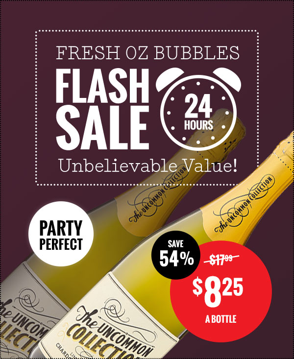 Just $8.25 – Bring on the Bubbles!