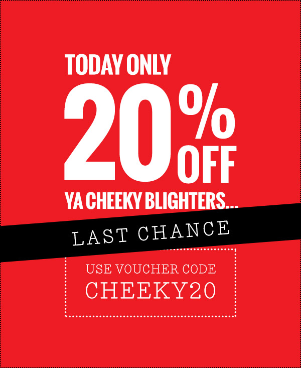 20% Off – LAST CHANCE!