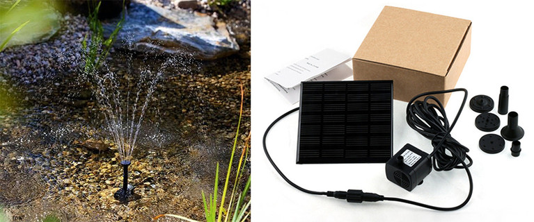 Solar Powered Water Fountain … and more!