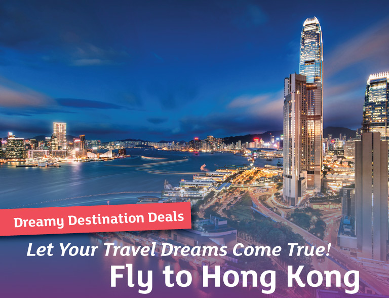 Fly to Hong Kong fr. $842*