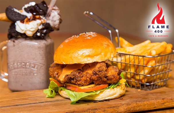 Burger, Chips, Side & Shake – Just $15