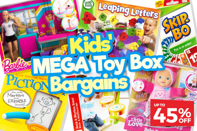 Toy Box Explosion: Up To 45% Off!