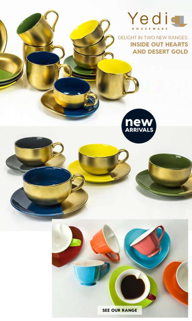 Sip tea in an oasis with Yedi’s new Desert Gold range  $36.00