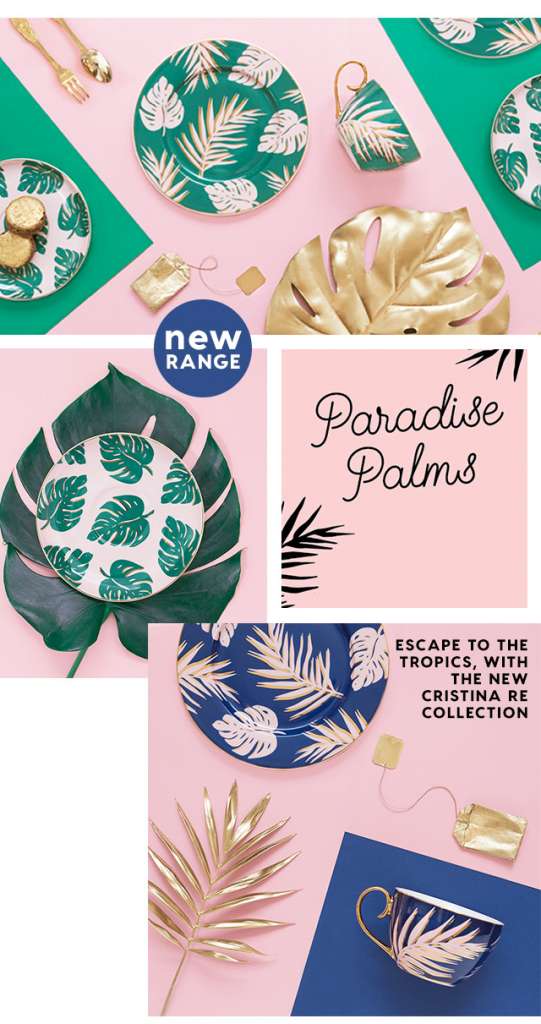 Sail to sunnier shores with Cristina Re’s new Paradise Palms collection