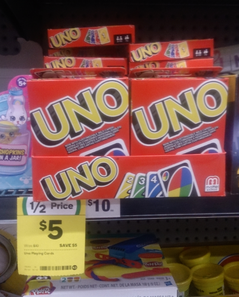 $5 UNO Playing Cards @ Woolworths