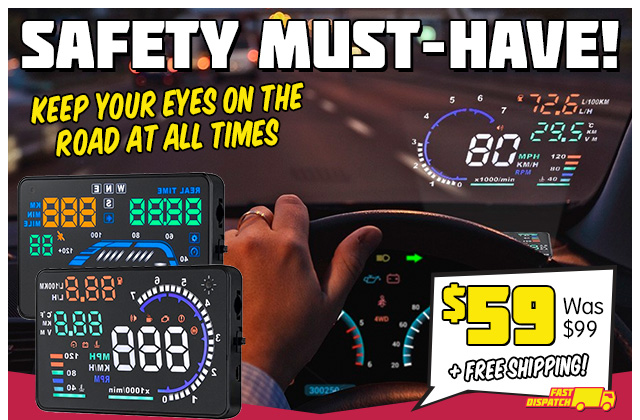 Car Head Up Displays Just $59 (Was $99)