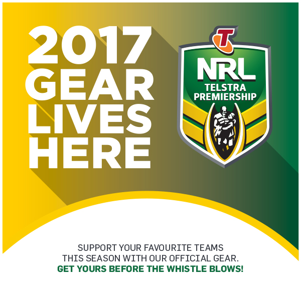 Your official 2017 NRL gear lives here
