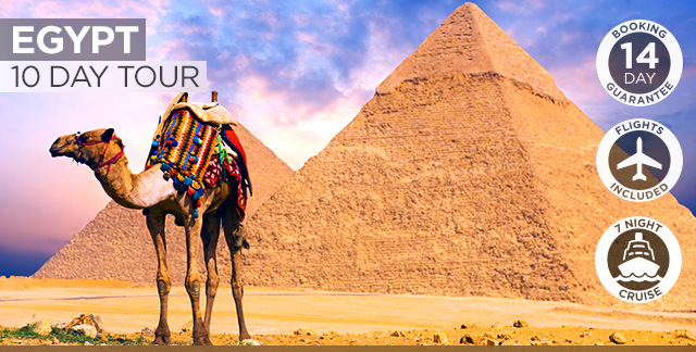 Discover the Pyramids of Giza + 5 Star Nile Cruise!