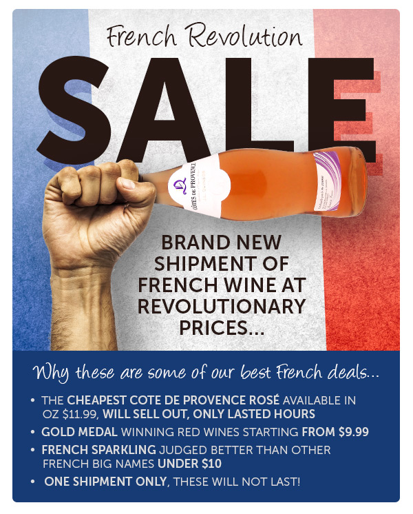 FRENCH REVOLUTION SALE | Award Wιnnιng French Under $10 | Cote De Provence Rosé Best Deal In OZ.