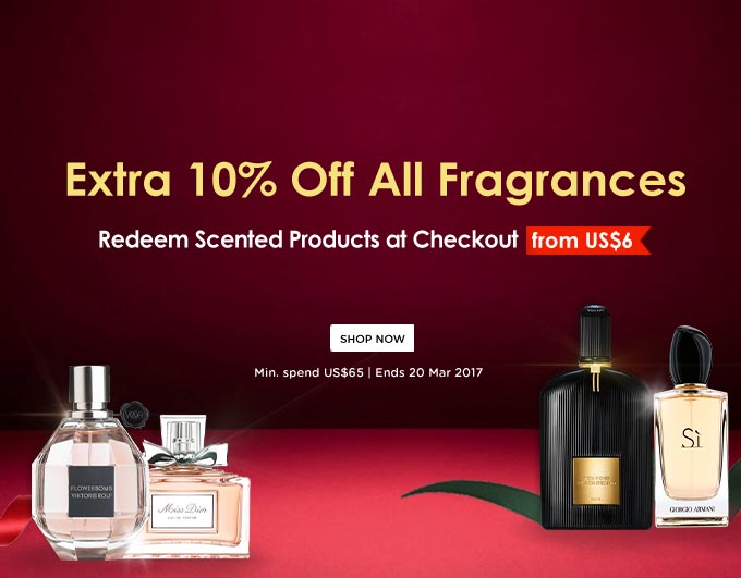 Enjoy Extra 10% Off ALL Fragrances!