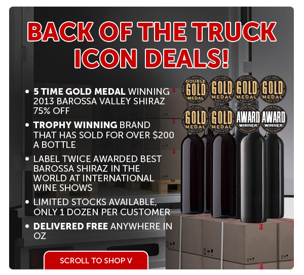 5 x Gold Barossa Shz & 3 Time Gold McVale Cab From $13.99 Delivered.