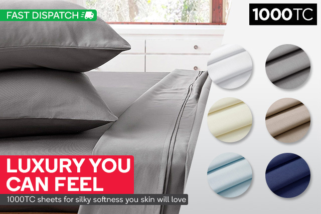 1000TC Luxury Sheet Sets from $49