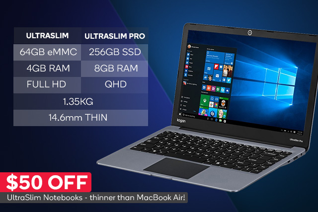 $50 OFF UltraSlim Notebooks