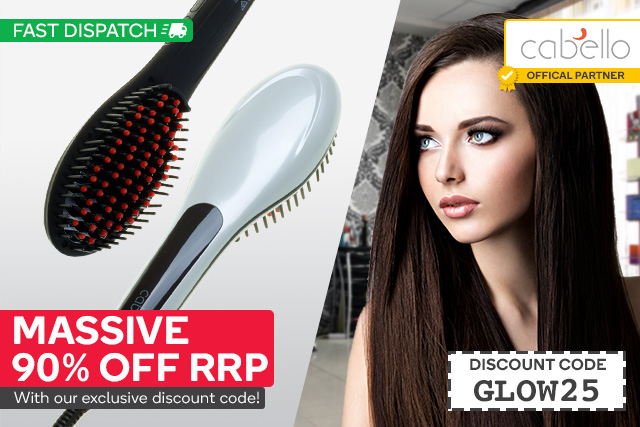 Hair Straightening Brush – 90% OFF RRP with Our Discount Code!