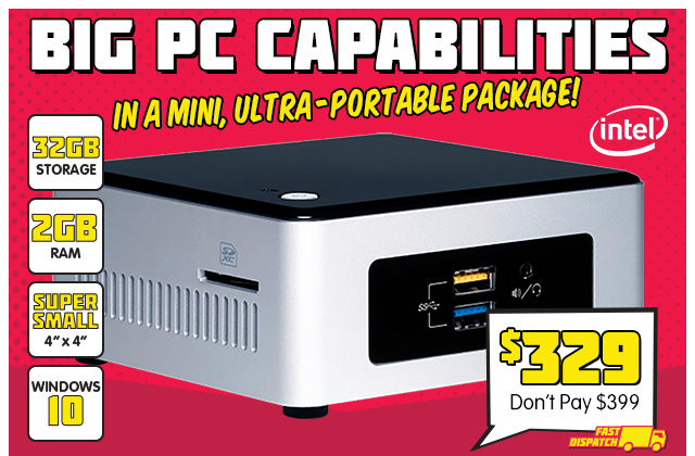 Intel Mini PCs from $329 – A Powerful PC in Your Pocket!