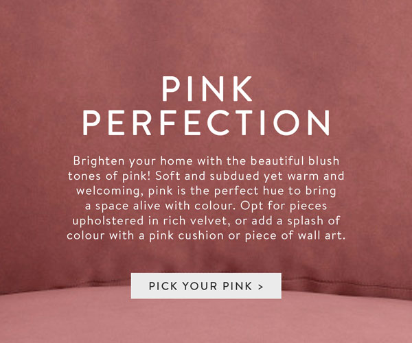 Pink perfection: Blush tones to brighten your home