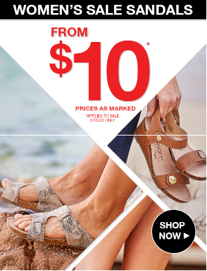 BIG SALE – Women’s sandals from $10!