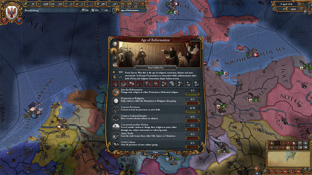 Europa Universalis IV: Mandate of Heaven ($15.75/14.79€)