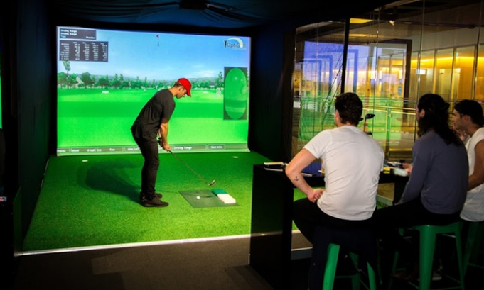 Virtual Golf with Beers for Two ($29)