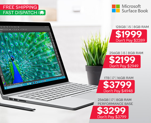 Microsoft Surface Book & Pro 4 – Don’t Pay up to 49% More!