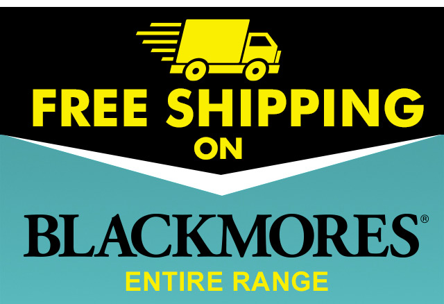 ENDS SOON – FREE SHIPPING on BLACKMORES Entire Range