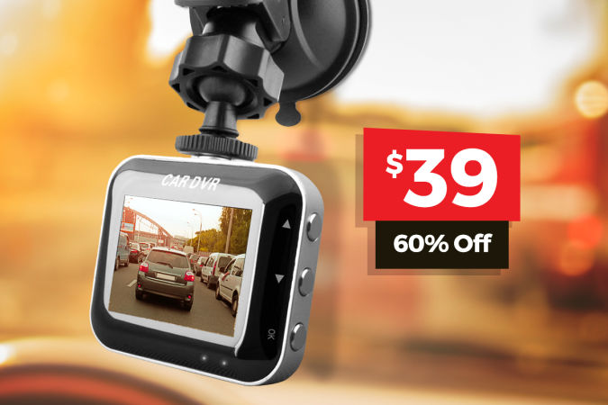 60% Off BSR HD Car Crash Camera! $39