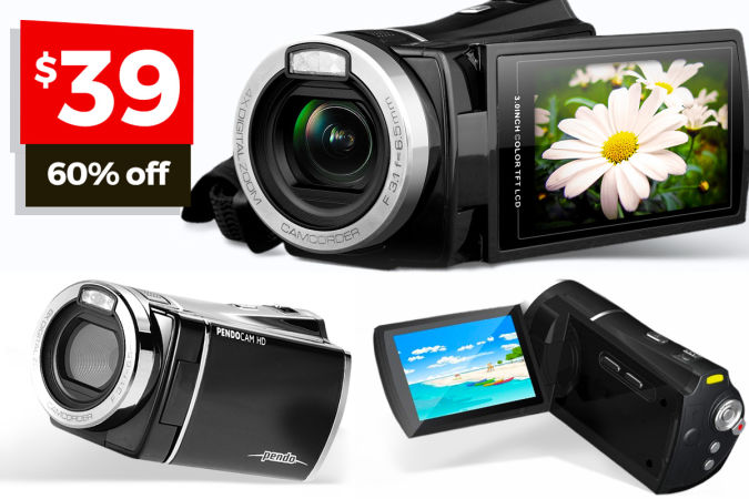 60% Off Pendo HD Digital Video Camera!